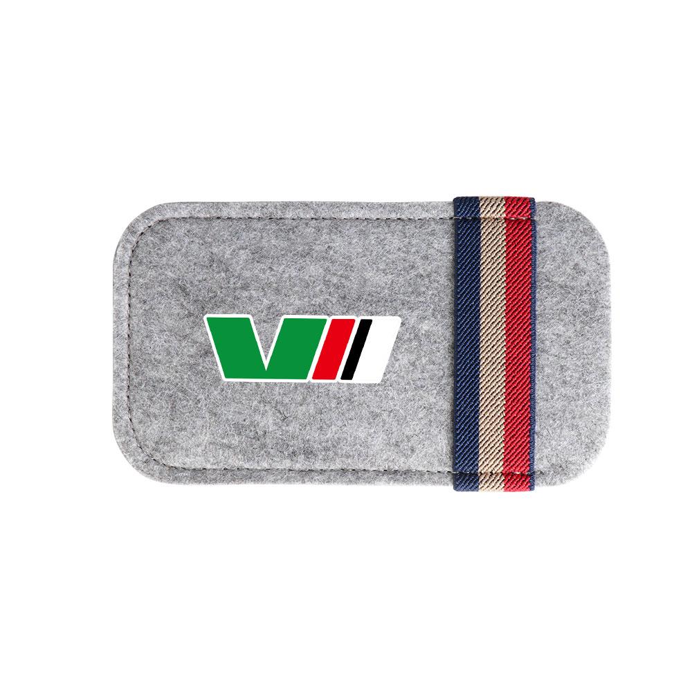 CGI1 1Pcs Car Sunglasses Organizer Bags Sun Visor Glasses Storage Clip For Skoda S Octavia Rapid Fabia A7 Superb KAMIQ Roomster VRS