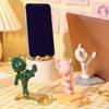 Cute Bear Shape Desktop Decoration Ornaments Resin Crafts Modern Minimalist Mobile Phone Holder Phone Stand