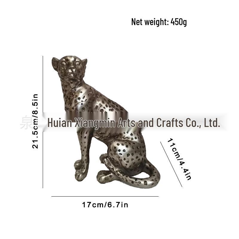 Leopard Resin Ornament for Home or Office Decor - Hot Seller