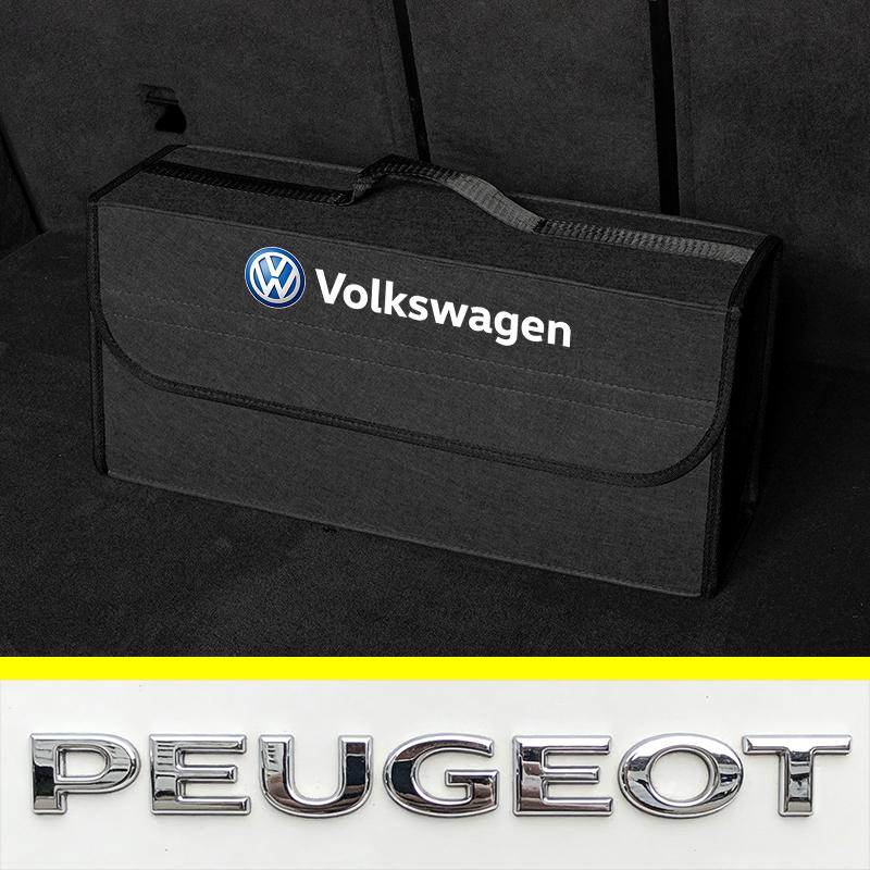 Car Internal accessories Trunk Organizer Box Large Capacity Keychain For VW Golf Amarok T5 Phaeton Teramont ID3 Tiguan T-Cross P