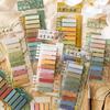 1pcs Retro Color Note Set Self-Adhesive Memo Pad Index Stickers Label Tag for Office School