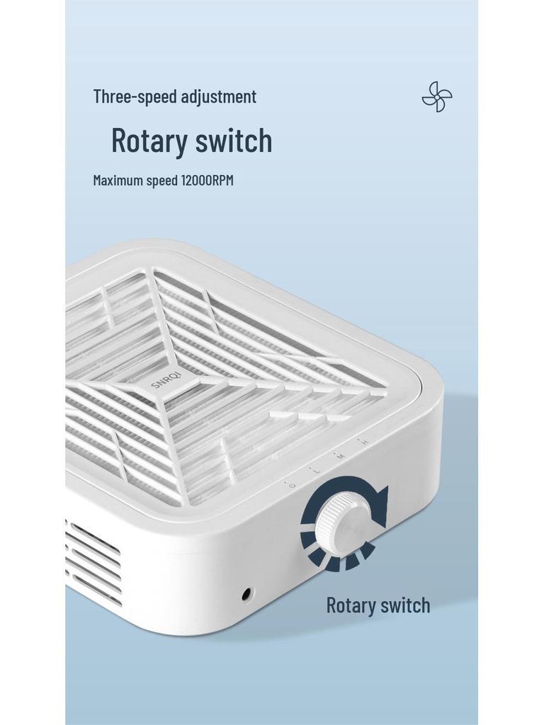 120 Вт Бесщеточный Высокомощный Пылесос для Ногтей