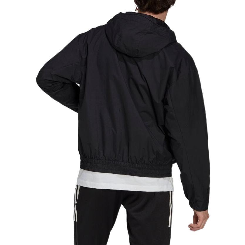 adidas Куртки Мужские Черные С Капюшоном Умеренные Другие HG2062