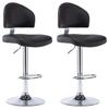VidaXL Bar Stools 2 Pcs Black Faux Leather