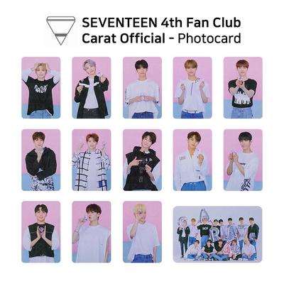 Seventeen Фан-клуб Карат 4 семестр Товары Официальная фотокарточка KPOP