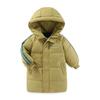 Padded Long Outerwear for Boys and Cold Sizes 140 Kids' Jacket, Coat, Girls, Winter, Hooded, Weather, 110-150 (Size Green)