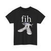 Футболка с мемом Fih Shoes Fish с забавным искаженным написанием, глупый интернет-юмор, графическая футболка
