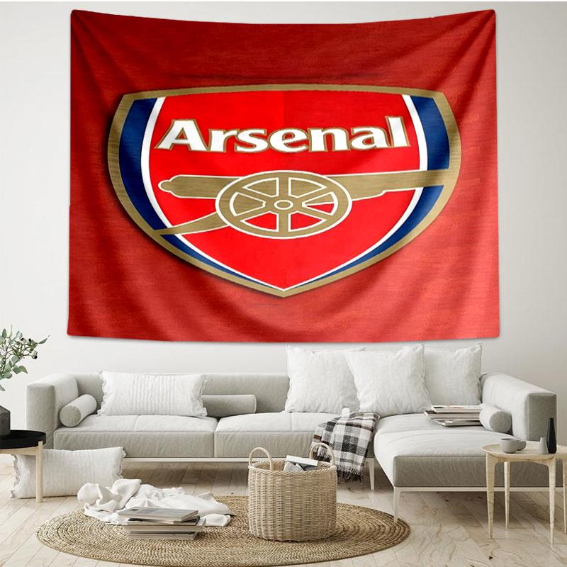 football team F.C Print Tapestry - Portable Wall Decor Cloth, for Home, Dorm, Travel, Bedroom, Living Room - Ideal Birthday Housewarming Gift