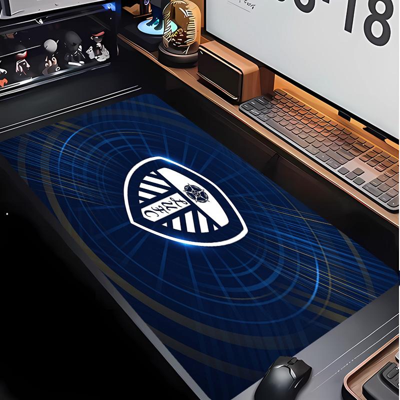 Leeds United Football Pattern Mouse Pad Non?Slip Rubber Base Gaming Mousepad For Desk Office Home