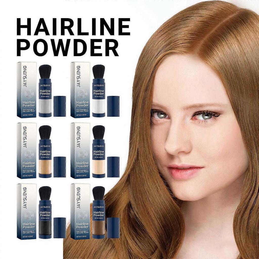 Hairline Powder Instantly Conceals Hair Loss, Root Touch Up Hair Powder, Root Cover Up Hairline Shadow Powder for Thinning Hair Unisex
