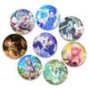 32/44/58mm Project SEKAI Tinplate Pin Round Cartoon Snap-in Brooches for Backpack Cothes Accessories Anime Collection Badge Decoration Cute