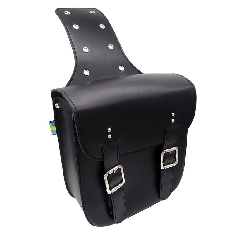 1 Pair Motorbike Tail Side Bags Storage Tool Motorcycle Saddle Bags Large Capacity for Harley Honda