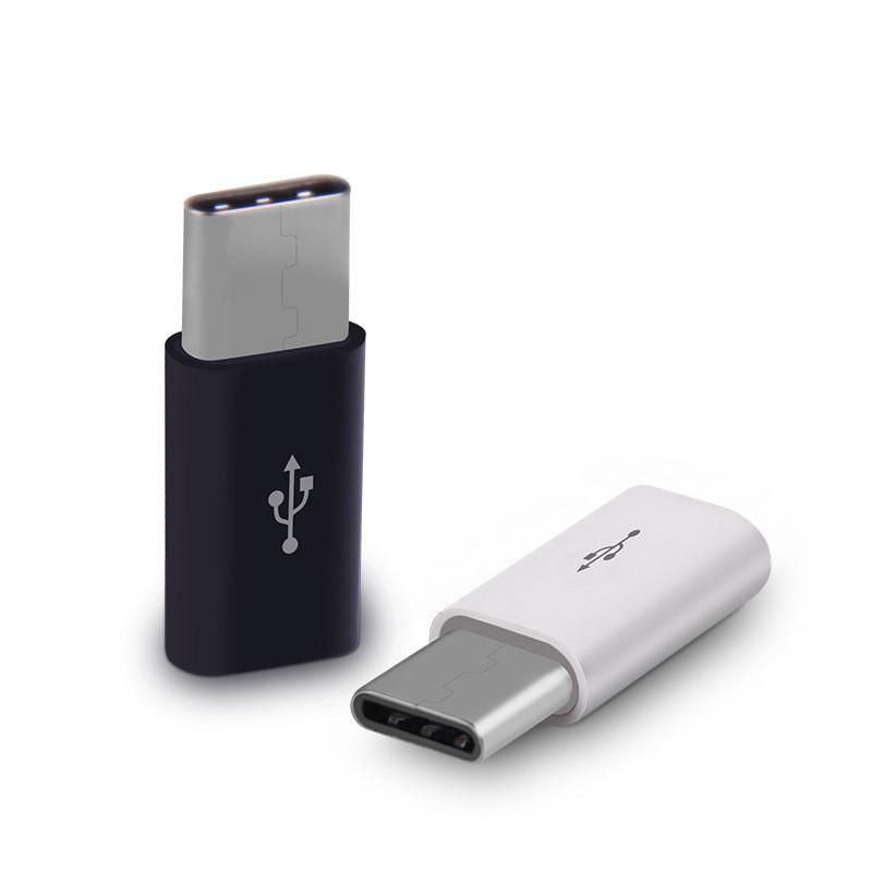 Разъем Micro USB Адаптер Micro USB - USB C для Huawei Xiaomi Redmi Samsung Адаптер USB Type C Телефонный адаптер