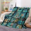 3D Lastest Nordic Turkish Bohemia Celt Soft Flannel Blankets,Throw Blanket Comfortable Blanket for Picnic Beds Sofa Home Bedroom