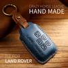 Кожаный чехол для ключа автомобиля для Land Rover Range Rover Sport Discovery 3 4 Elander 2 Evoque Аксессуары Держатель Оболочка Брелок