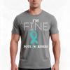 Postural Orthostatic Tachycardia Syndrome Pots Warrior Im Fine Tshirt Summer Casual Cotton Tee Oversized Streetwear Tops