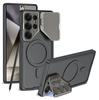 Подходит для Samsung S25u Чехол-кронштейн для мобильного телефона S24 Сверхтонкий Магнитный Впитывающий Беспроводная зарядка Защита линз