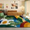 Современный декоративный ковер в абстрактном стиле для гостиной, большого размера, мягкий, художественный, для украшения спальни, ковер, легкая чистка, коврик под диван, для журнального столика