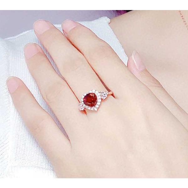 Имитация мозамбикского гранатового красного кольца-сердца, женская любовь швейцарский топаз синий кулон серьги.