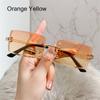 Frame Eyewear Sunglasses for Women Frameless Sunglasses Vintage Sunglasses Rectangle Sunglasses