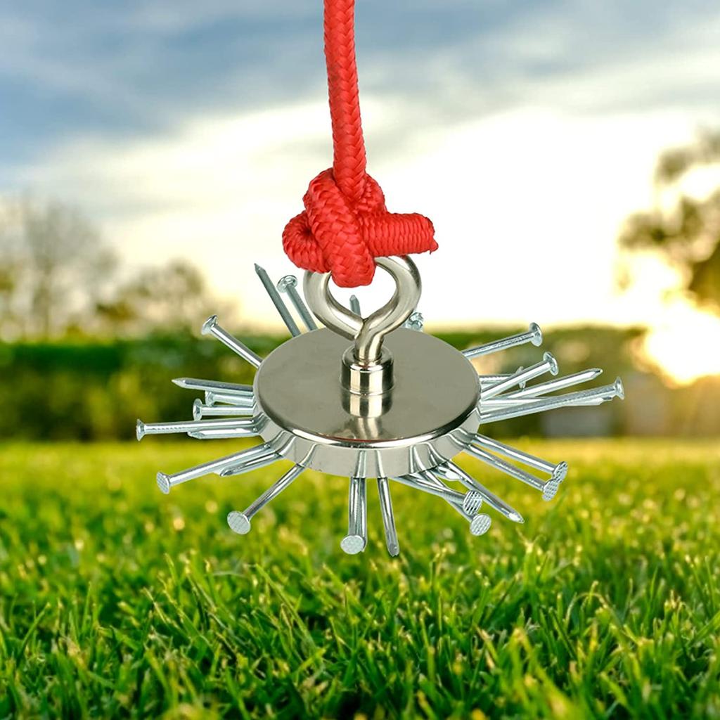 1 шт. сверхсильный неодимовый магнит, спасательные магниты для рыбалки, неодимовый круглый мощный магнитный крючок, магнит для морской рыбалки, искатель