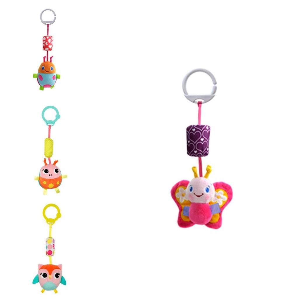 Colorful Plush Animal Handbells Bed Bells Ideal Gift For Babies And Toddlers