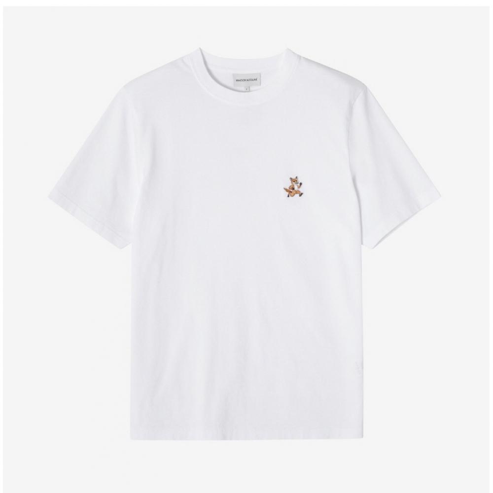MaiSon KitSune Mm00125kj0008 P100 Speedy Fox Patch Men S Short Sleeve Tee