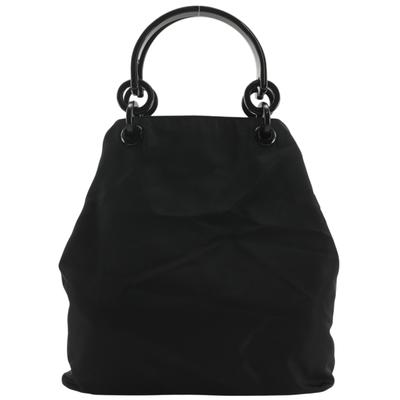 Handbag Black Nylon/plastic Women Used