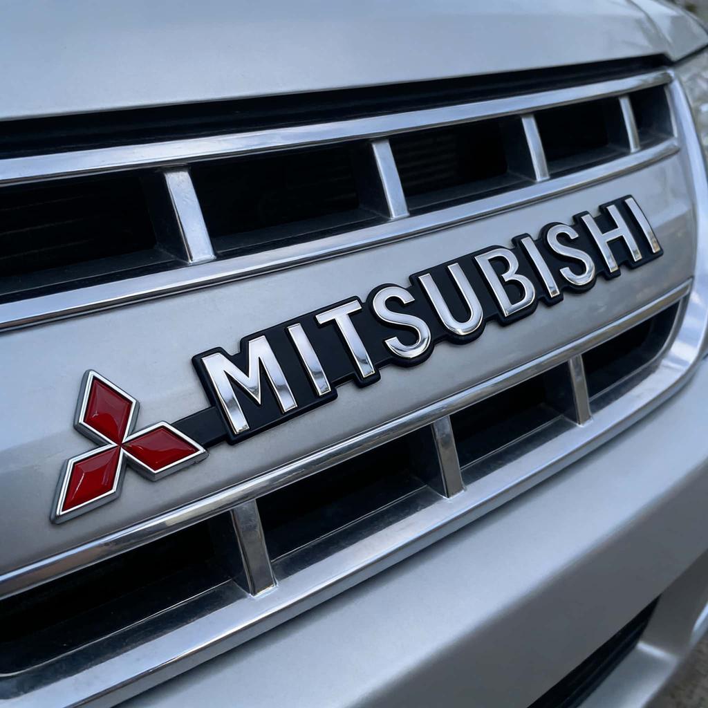 1pcs ABS Car Side Letters Emblem Trunk Badge Sticker for Mitsubishi Lancer 9 ASX L200 Colt Pajero Outlander Eclipse EVO