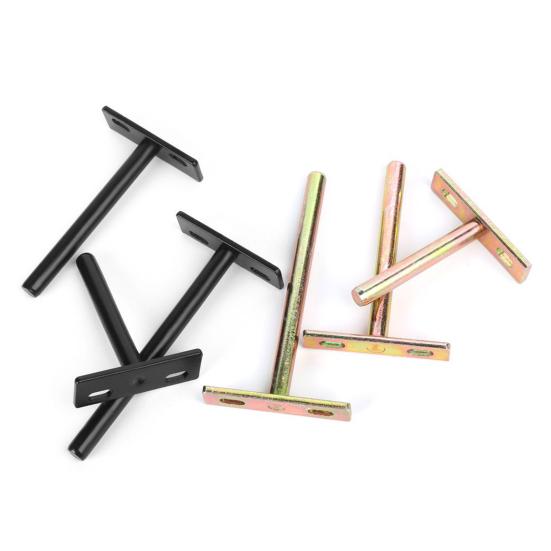 Высокопрочный стальной плавающий держатель рамы для шкафов и полок, Т-образный невидимый дизайн, поддержка книжной полки, простая установка своими руками, профессиональный