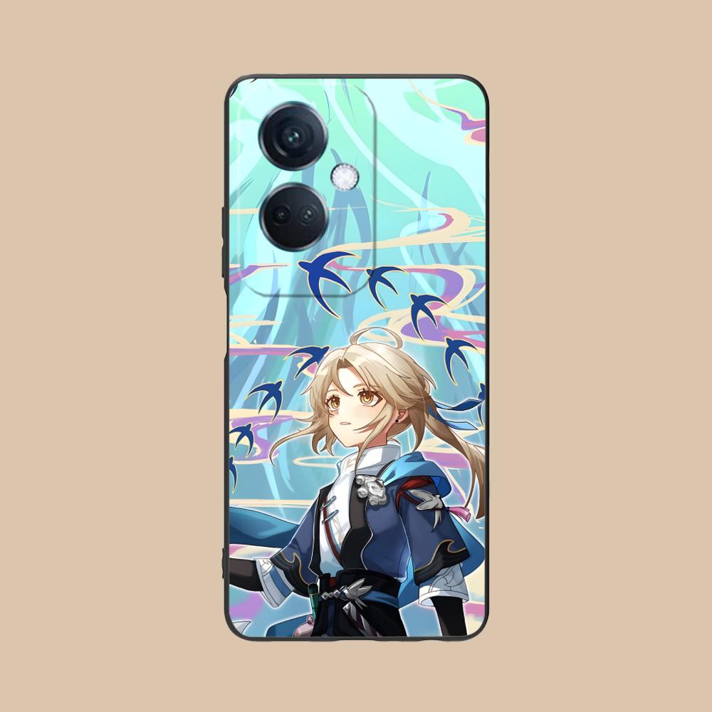 HSR Yanqing Matte TPU Mobile Phone Case for OPPO Find X9 X8 X7 X6 X5 X3 X2 Plus s Pro Ultra Lite Colorful Printing Cover
