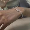 Slim Silver Snake Bracelet - Women's Trendy Hip-Hop Light Luxury