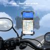 Bike Phone Holder 360 Degree Rotating Motorcycle Phone Mount Shockproof Cycling Phone Stand Anti-slip for 4.7-7 Inch Smart Phone