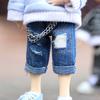 Одежда для кукол ob11 Baby Clothes For Baby Chain Jeans Pants Liquor Bar And Jeans Furniture For Dolls 1/12 Cool Anime High Quality Toy Accessoriess
