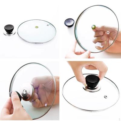 Крышка для посуды Ручка-кнопка Колпачок Термостойкий Запасные части для ремонта для отверстия 6 мм-10 мм Универсальный