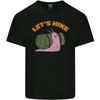 Lets Hike Funny Slug Trekking Walking Unisexs Light Cotton TShirt