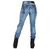 VOLERO+Motorcycle Wash Jeans Women's Vintage Motorcycle Casual Riding Pants+Kevlar Anti Wear And Anti Drop