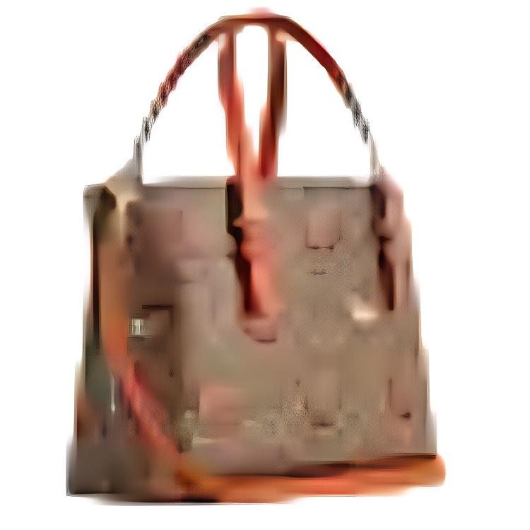 Coach Коричневая холщовая сумка-тоут с фирменным принтом апельсинов и съемным ремнем для повседневного использования и путешествий