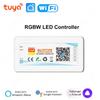 Tuya Smart WiFi LED Controller DC5V-24V RGB/RGBW/RGBCCT Single Color Dimmer LED Strip Remote Control Work with Alexa Google home