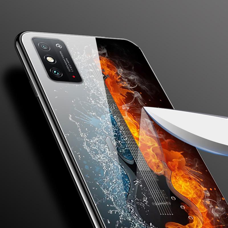 Закаленное Стекло Чехол для Honor Magic5 Lite 5G Крышка Роскошная Жесткая Задняя Крышка для Huawei Honor Magic 5 Lite Чехлы Защитные Модные
