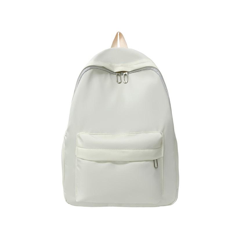 Schoolbag New Casual Large Capacity Backpack Fashion Student Lightweight Reduce Burden School Bag Simple Travel Backpack