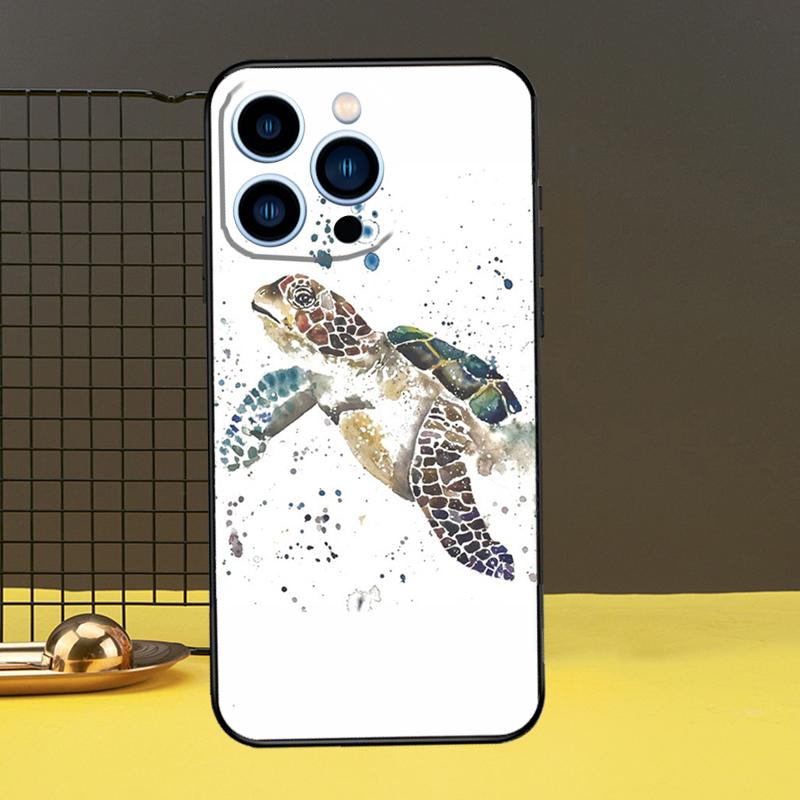 Чехол для телефона Ocean Sea Turtle для iPhone 12 13 Mini 11 14 Pro Max X XS XR Max 7 8 Plus SE, мягкий чехол Fundas