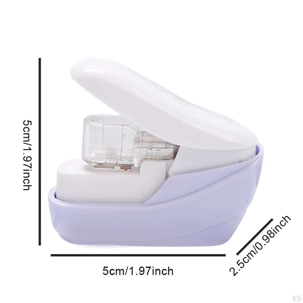 Мультяшные степлеры без скоб для удобного хранения и транспортировки Маленькие офисные инструменты Классная комната