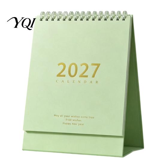 Task Checklist Pad Desk Calendar 2026-2027, Oct 2026-Dec 2027 14-Month Calendar, Large Hardcover Table Desktop for Planning, Organizing in Family,