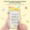 Детские игрушки для телефона, милый телефон-прорезыватель, музыкальная голосовая игрушка, обучающая машина для раннего развития, электронные детские подарки на мобильный телефон