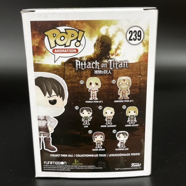 [Б/У] Funko POP! Атака Титанов Уборка Леви Funko Pop Аниме Манга