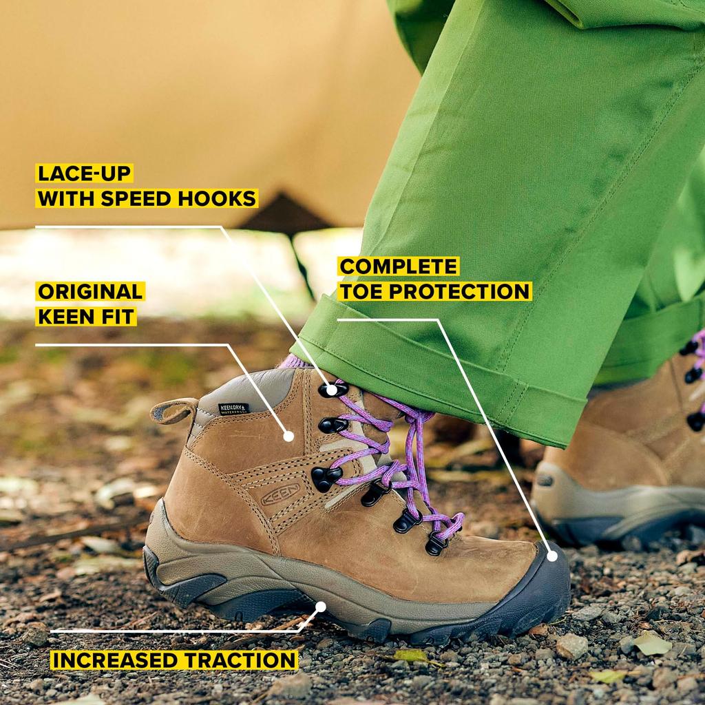 Keen PYRENEES Trekking Size Cm Women's Shoes, Black/Legend Blue, 23.0