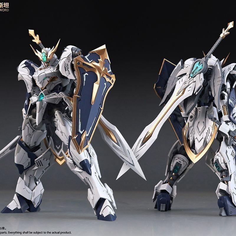 SNAA HG 1/144 SC-002 ТИТАНОВЫЙ ДВУРУЧНЫЙ МЕЧ ТРИСТАН Модель Рыцари Круглого стола ПВХ Статуя Игрушка Подарок Коллекция