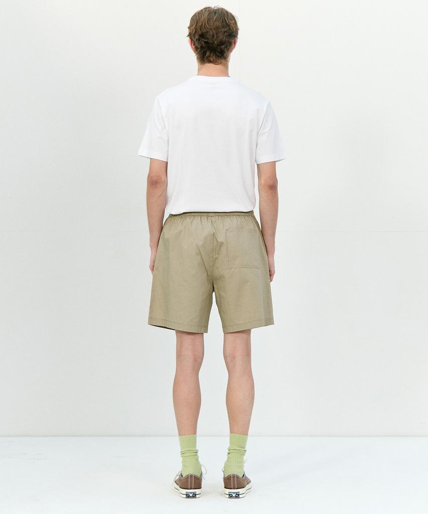 BASIC HOUSE Cotton String Band Half Pants Beige Lzhp3104 (A Type)