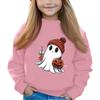 Halloween Day Girls Round Neck Pullovers For Kids Printed Baby Tops